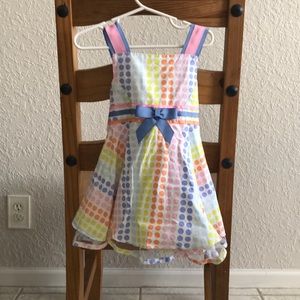 Rainbow Ribbon Dress 2T